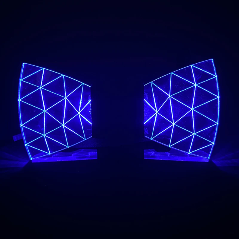 LED Acrylic Bow Tie Light up LED Men Bow Tie Luminous Bow Tie Costume Men Ties DJ Dance Glow Decoration Novelty Gift LED Cravat