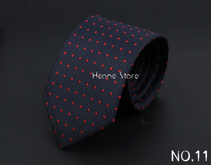 New Dot Striped Men's Tie Fashion Classic Soft Neckties Blue Black Red Pink Jacquard Woven Polyester Cravat Daily Wear Accessory