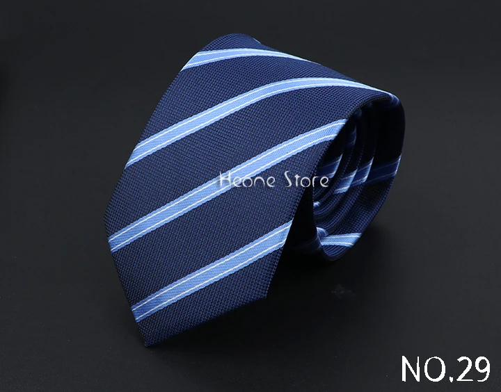 New Dot Striped Men's Tie Fashion Classic Soft Neckties Blue Black Red Pink Jacquard Woven Polyester Cravat Daily Wear Accessory