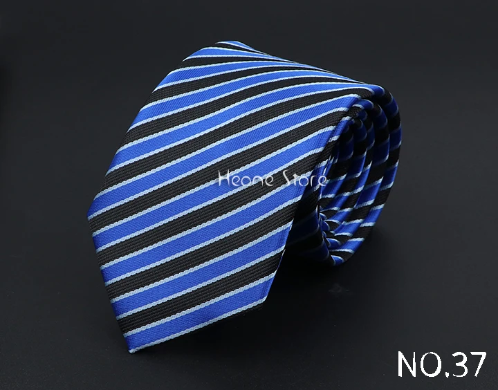 New Dot Striped Men's Tie Fashion Classic Soft Neckties Blue Black Red Pink Jacquard Woven Polyester Cravat Daily Wear Accessory
