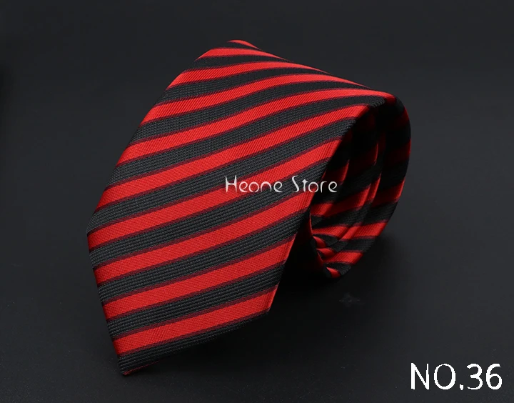 New Dot Striped Men's Tie Fashion Classic Soft Neckties Blue Black Red Pink Jacquard Woven Polyester Cravat Daily Wear Accessory