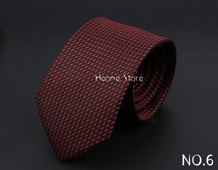 New Dot Striped Men's Tie Fashion Classic Soft Neckties Blue Black Red Pink Jacquard Woven Polyester Cravat Daily Wear Accessory