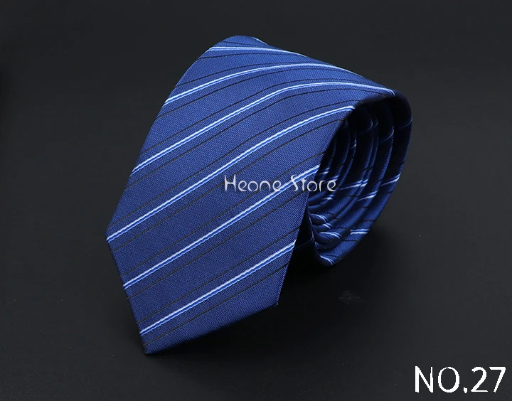 New Dot Striped Men's Tie Fashion Classic Soft Neckties Blue Black Red Pink Jacquard Woven Polyester Cravat Daily Wear Accessory
