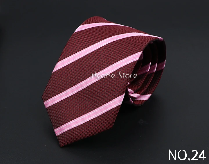 New Dot Striped Men's Tie Fashion Classic Soft Neckties Blue Black Red Pink Jacquard Woven Polyester Cravat Daily Wear Accessory