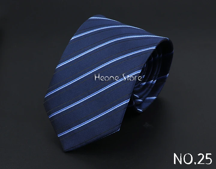 New Dot Striped Men's Tie Fashion Classic Soft Neckties Blue Black Red Pink Jacquard Woven Polyester Cravat Daily Wear Accessory