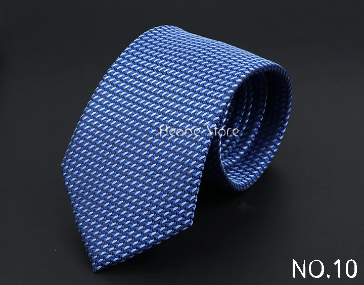 New Dot Striped Men's Tie Fashion Classic Soft Neckties Blue Black Red Pink Jacquard Woven Polyester Cravat Daily Wear Accessory