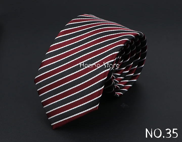 New Dot Striped Men's Tie Fashion Classic Soft Neckties Blue Black Red Pink Jacquard Woven Polyester Cravat Daily Wear Accessory