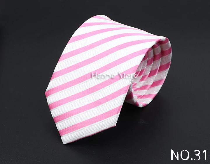 New Dot Striped Men's Tie Fashion Classic Soft Neckties Blue Black Red Pink Jacquard Woven Polyester Cravat Daily Wear Accessory