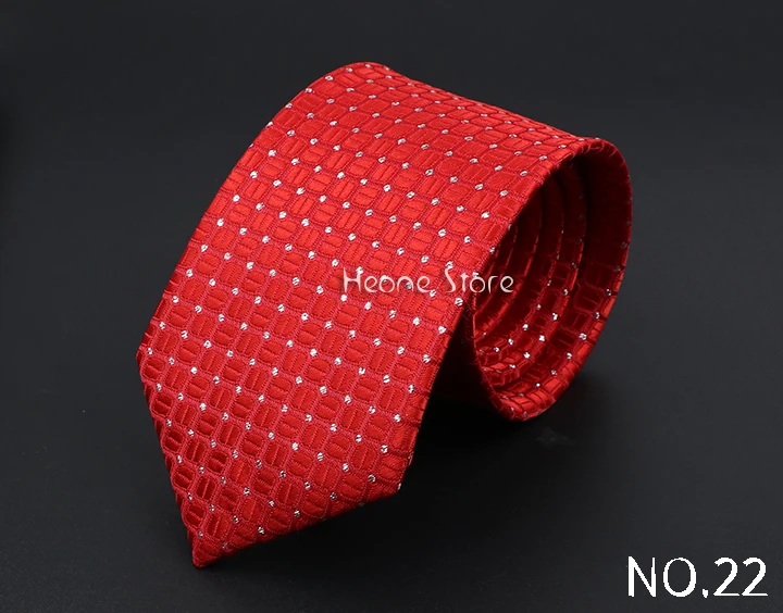 New Dot Striped Men's Tie Fashion Classic Soft Neckties Blue Black Red Pink Jacquard Woven Polyester Cravat Daily Wear Accessory