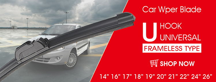 2pcs High Quality Boneless Frameless Rubber Car Wiper Blade Refill Strips Windscreen 6mm 26"28"30"32" Windshield Car Accessories
