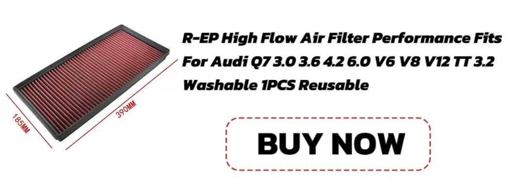 R-EP Replacemet Air Filter Fit for Audi A3 Q2 S3 TT Seat Ibiza Leon Skoda Octavia Volkswagen Golf VII Polo Tiguan Touran Passat