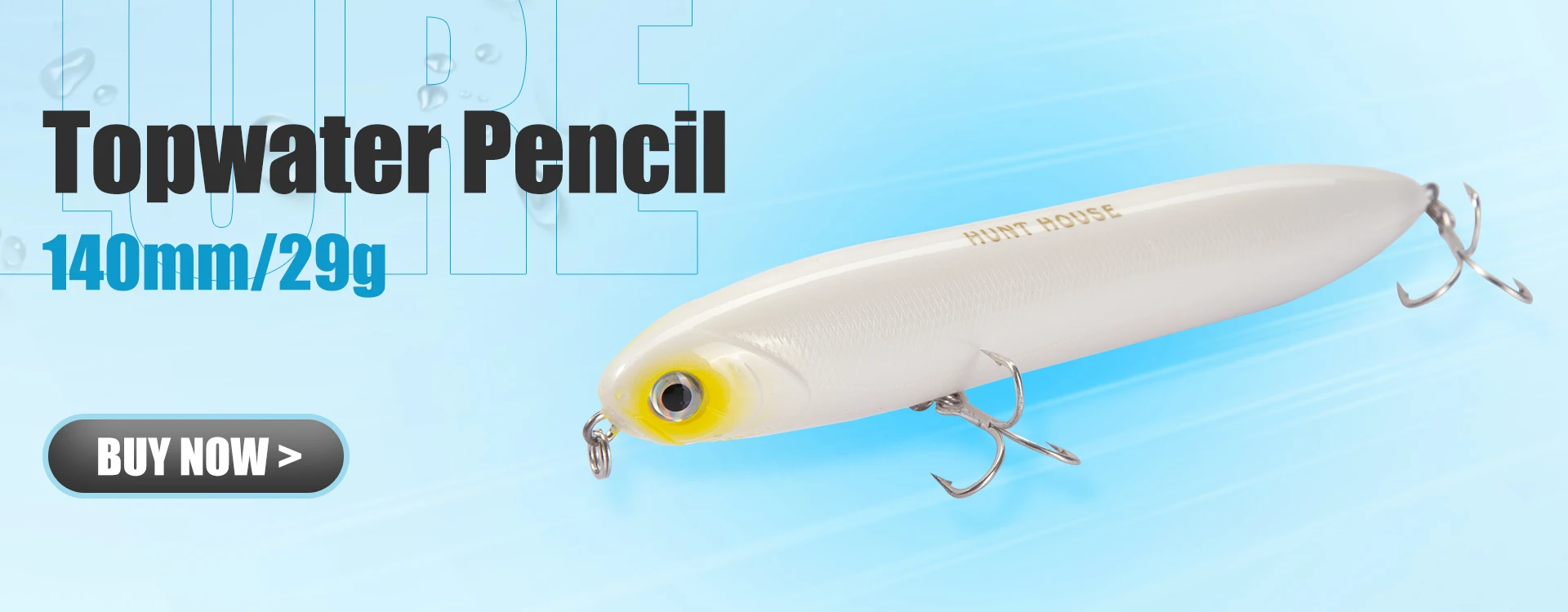 Hunthouse Heavy Pencil Fishing Lures 125mm/40g 175mm/50g Sinking Baits Long Casting For Tuna SeaBass Perch Fish Tackle
