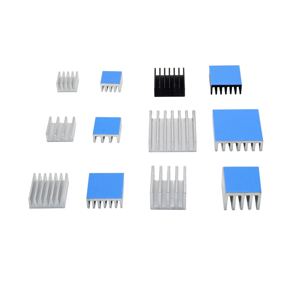 Aluminum Heatsink Radiator Heat Sink Cooling For Electronic Chip IC 3D printer Raspberry PI With Thermal Conductive Tape