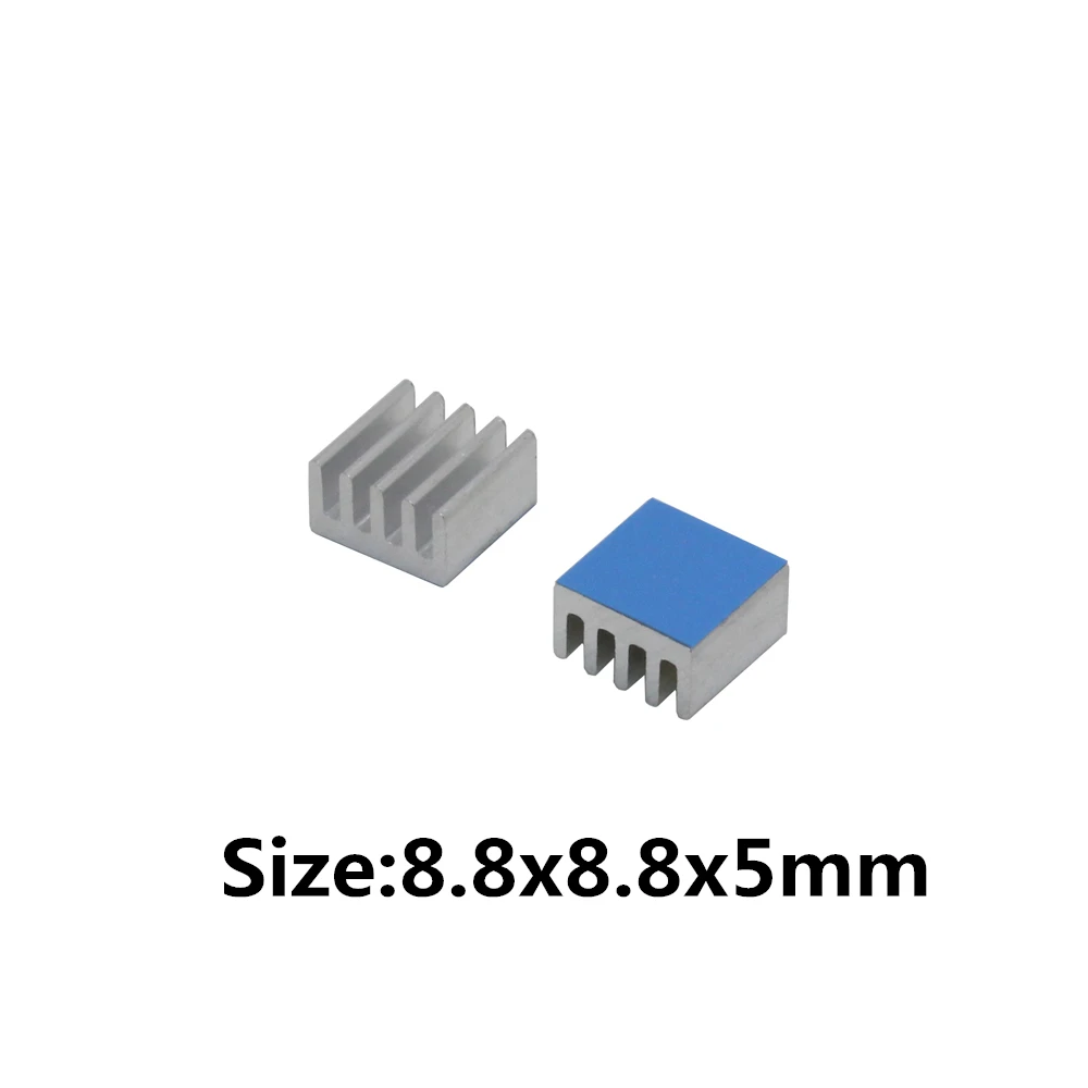 Aluminum Heatsink Radiator Heat Sink Cooling For Electronic Chip IC 3D printer Raspberry PI With Thermal Conductive Tape