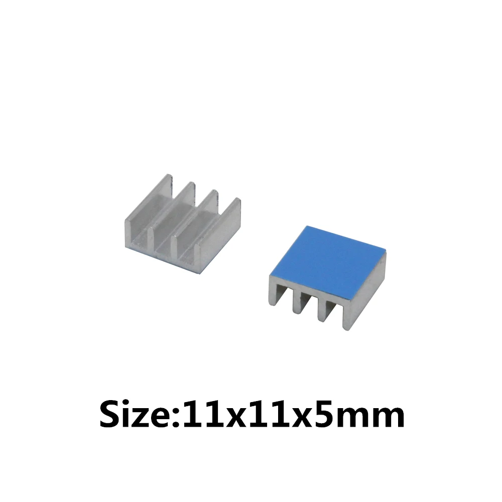 Aluminum Heatsink Radiator Heat Sink Cooling For Electronic Chip IC 3D printer Raspberry PI With Thermal Conductive Tape