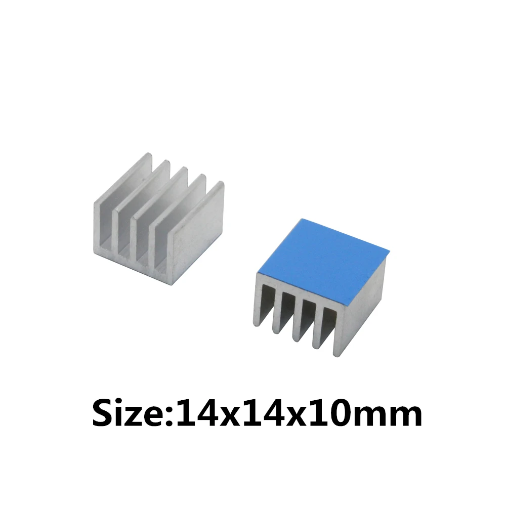 Aluminum Heatsink Radiator Heat Sink Cooling For Electronic Chip IC 3D printer Raspberry PI With Thermal Conductive Tape