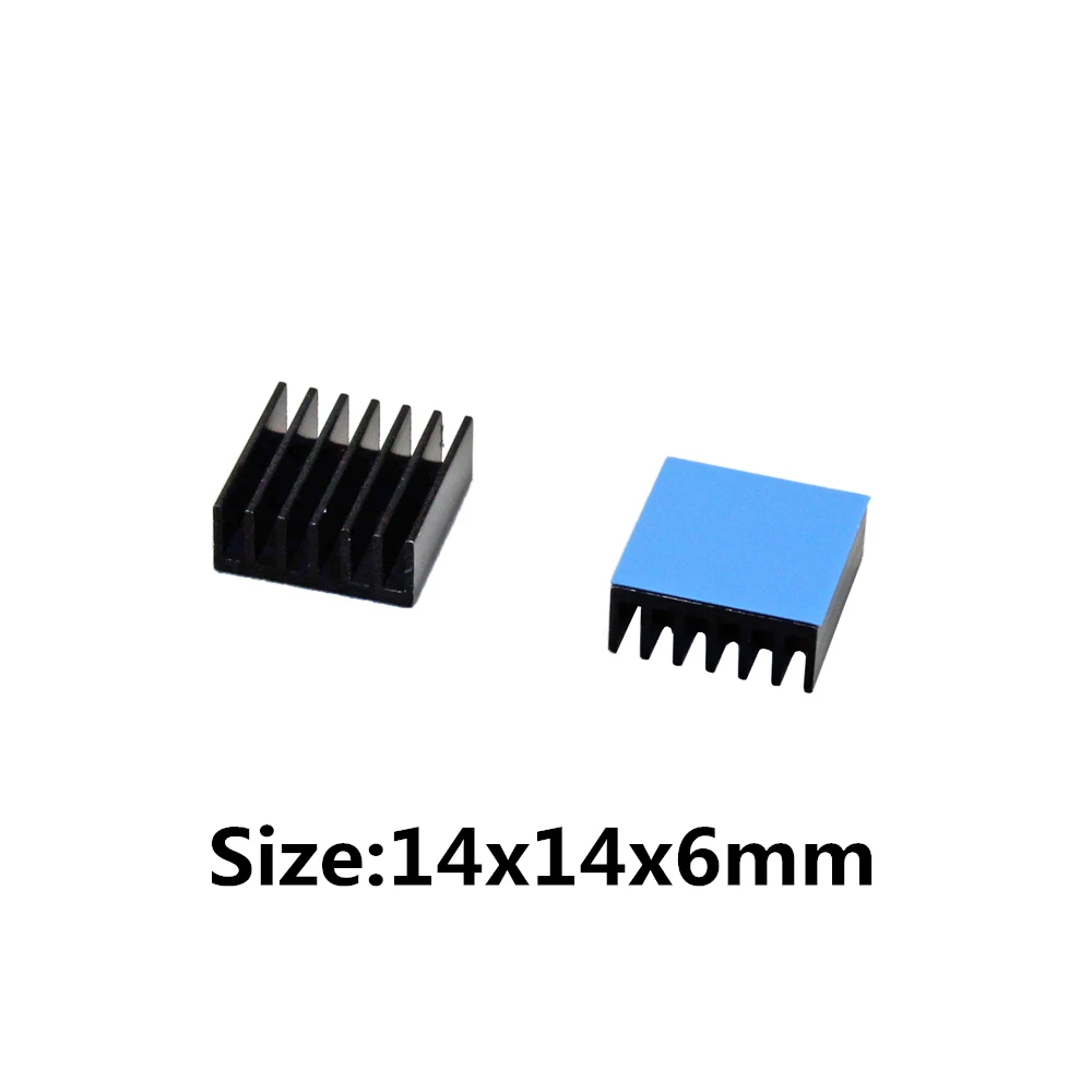 Aluminum Heatsink Radiator Heat Sink Cooling For Electronic Chip IC 3D printer Raspberry PI With Thermal Conductive Tape