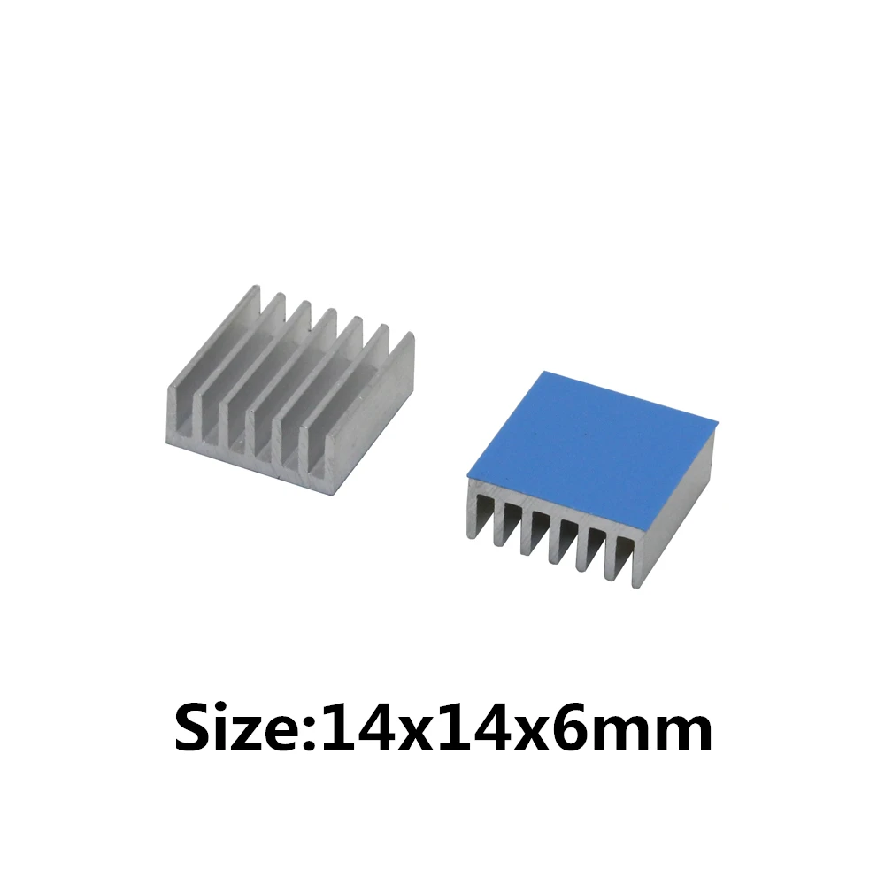 Aluminum Heatsink Radiator Heat Sink Cooling For Electronic Chip IC 3D printer Raspberry PI With Thermal Conductive Tape