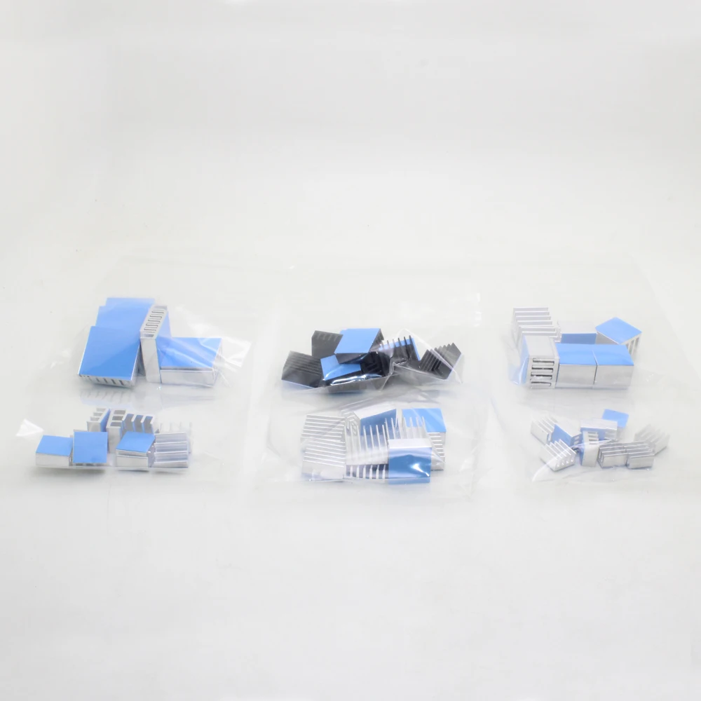 Aluminum Heatsink Radiator Heat Sink Cooling For Electronic Chip IC 3D printer Raspberry PI With Thermal Conductive Tape