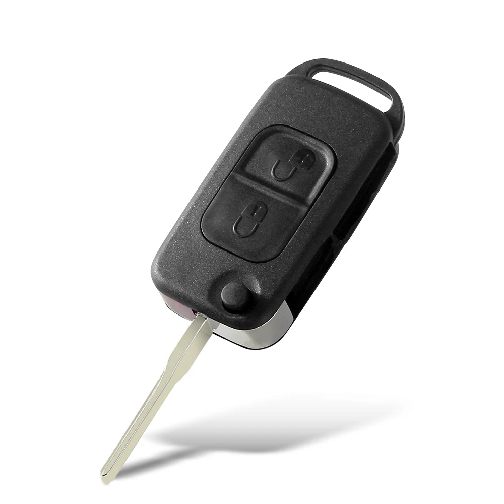 KEYYOU 1/2/3/4 Buttons Remote Key Case Flip Folding Key Shell For Mercedes Benz C E S ML SL ML55 AMG S500 SL500 W168 W124 Key