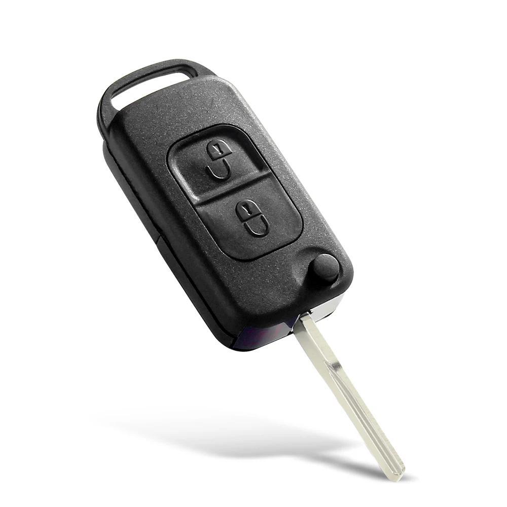 KEYYOU 1/2/3/4 Buttons Remote Key Case Flip Folding Key Shell For Mercedes Benz C E S ML SL ML55 AMG S500 SL500 W168 W124 Key