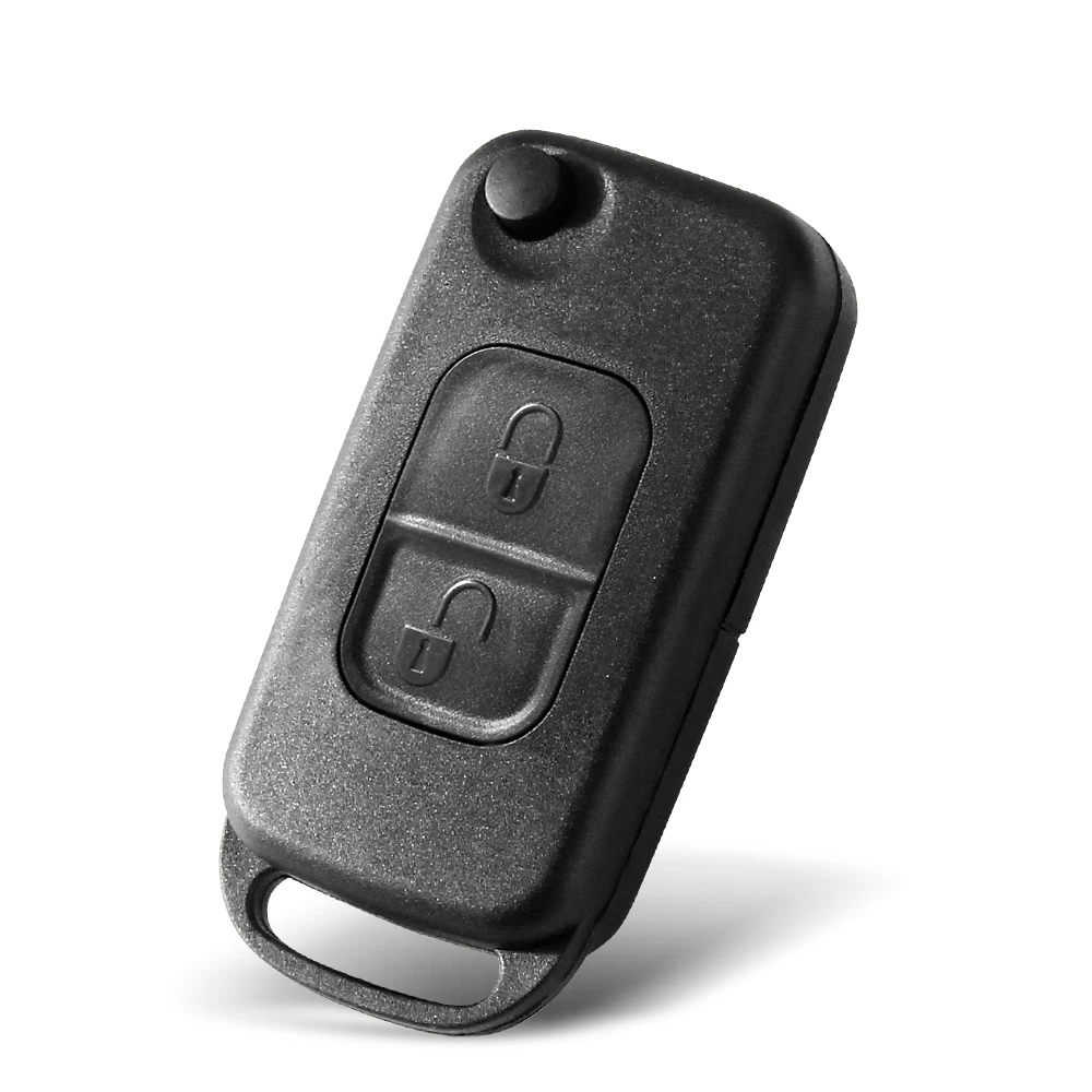 KEYYOU 1/2/3/4 Buttons Remote Key Case Flip Folding Key Shell For Mercedes Benz C E S ML SL ML55 AMG S500 SL500 W168 W124 Key
