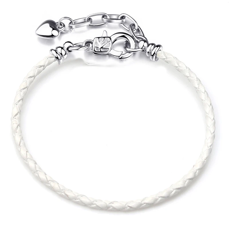 BAOPON Dropshipping High Quality 9 Colors Leather Chain Charm Bracelets with DIY Fine Bracelet for Women Girls Jewelry Gift
