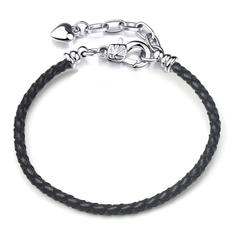 BAOPON Dropshipping High Quality 9 Colors Leather Chain Charm Bracelets with DIY Fine Bracelet for Women Girls Jewelry Gift