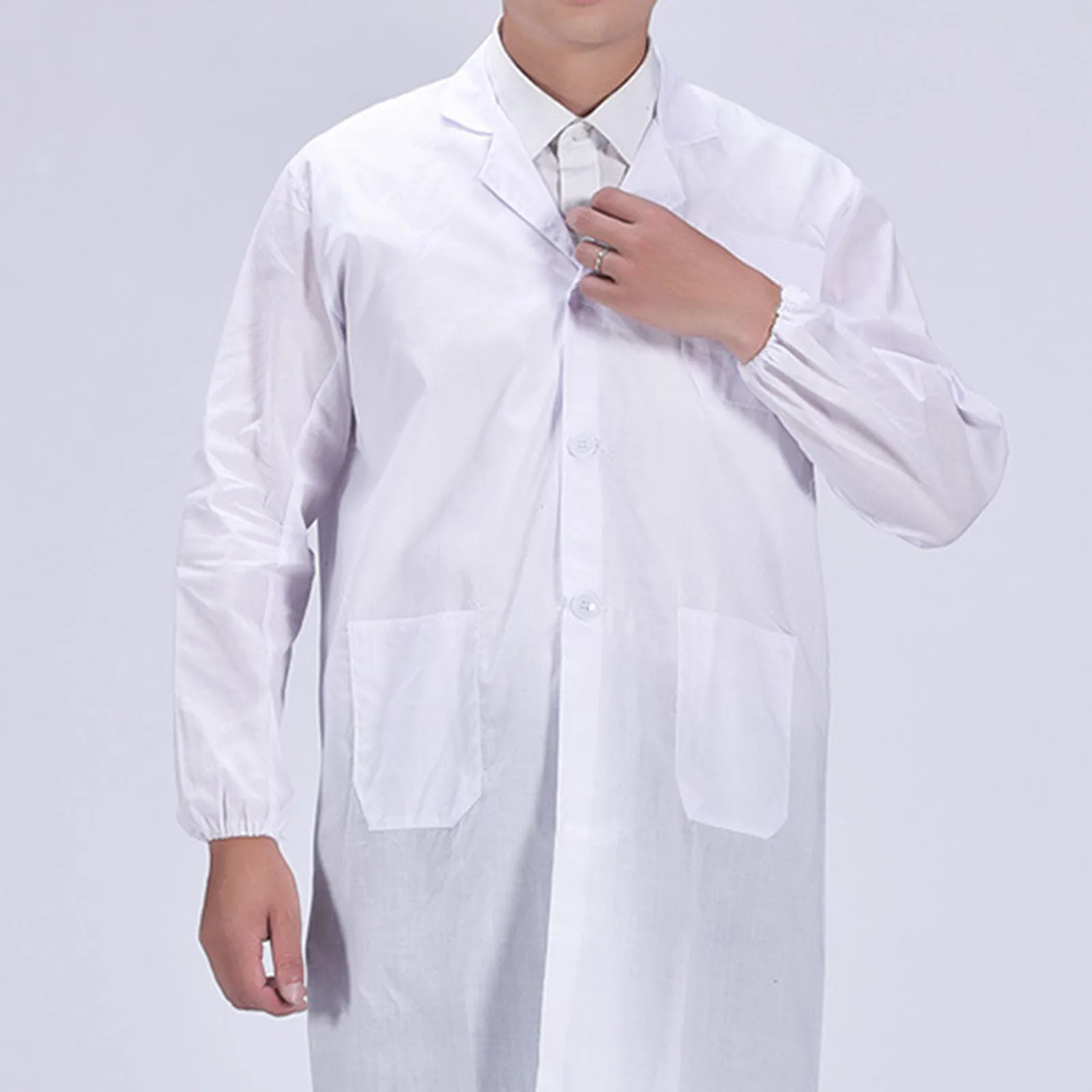 Newly White Lab Coat Doctor Hospital Scientist School Fancy Dress Costume for Students Adults
