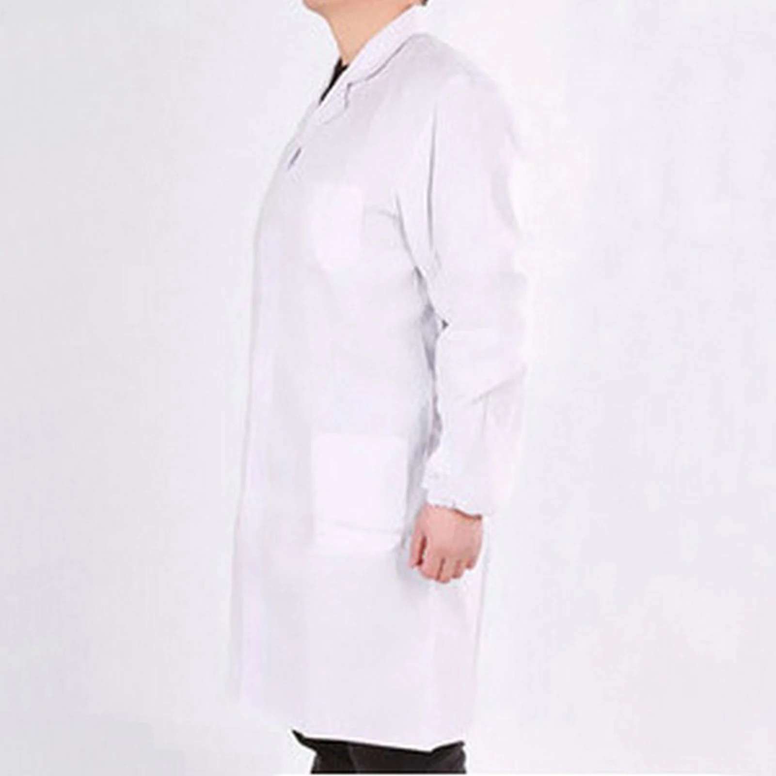 Newly White Lab Coat Doctor Hospital Scientist School Fancy Dress Costume for Students Adults