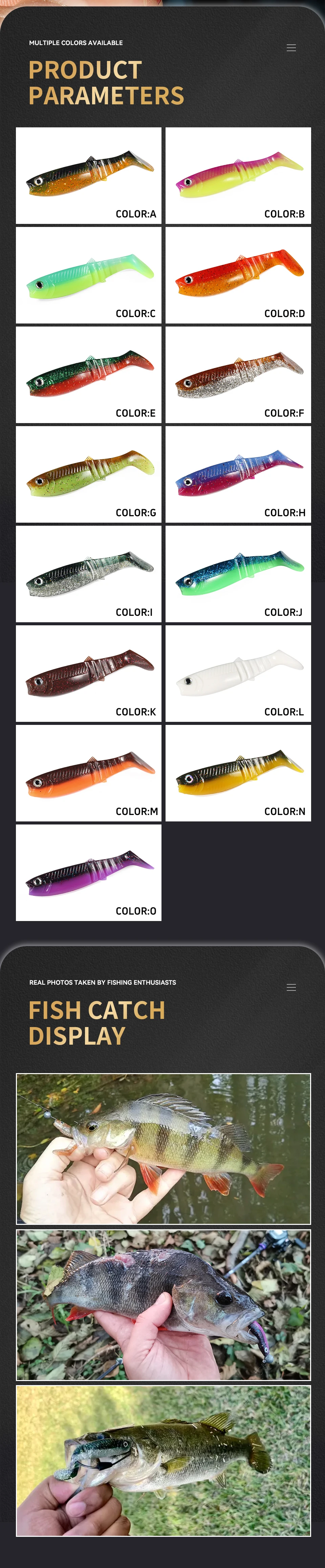 Supercontinent NEW cannibal baits 3D color bicolor smell bait 96mm/80mm/62mm Fishing Fish T Tail