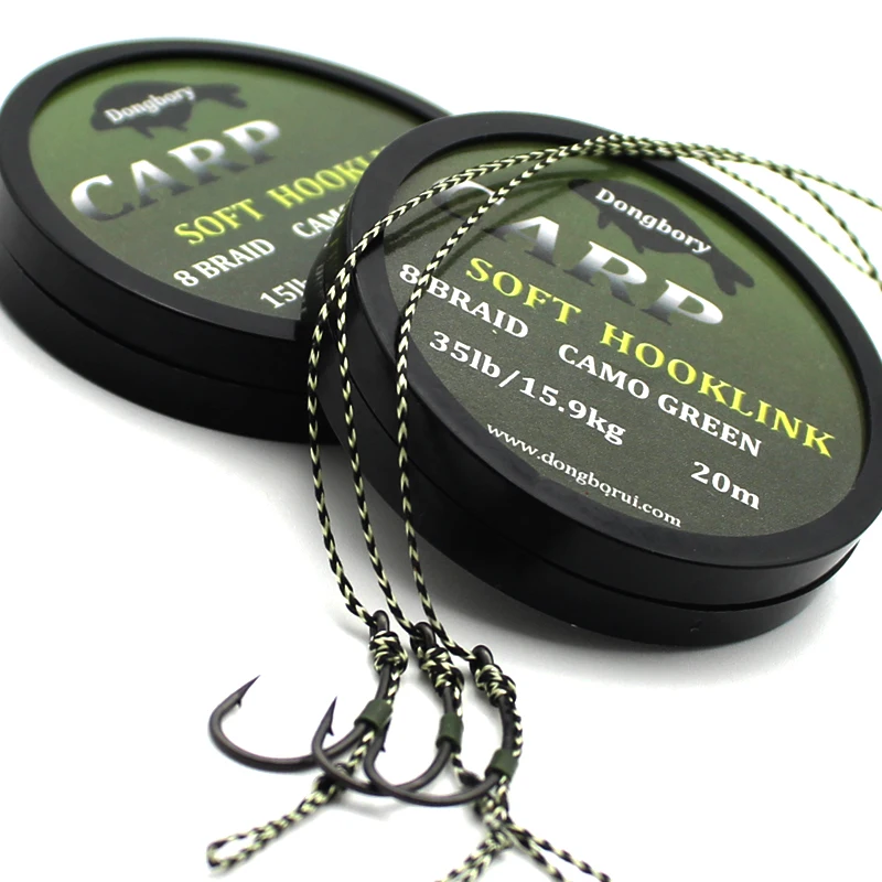 50m Carp Fishing Accessories Bait Floss Grips POP UP Boilies Holder Chod Hair Ronnie Rig Method Feeder Fishing Tackle Terminal