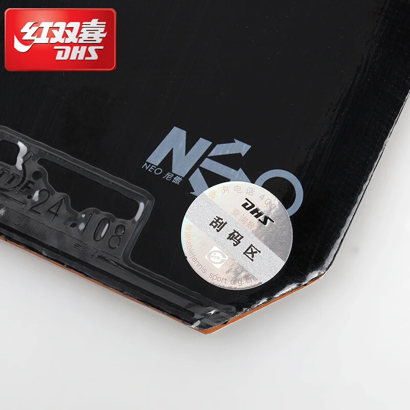 DHS Hurricane 3 Neo Table Tennis Rubber Original Pips-In Hurricane-3 Neo DHS Ping Pong Sponge
