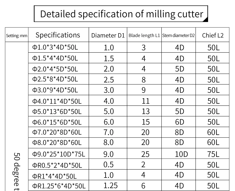 ZGT Endmill Alloy Carbide Tungsten Steel Milling Cutter End Mill HRC50 4 Flute 4mm 6mm 8mm 10mm 12mm 14mm 16mm Metal Cutter Tool