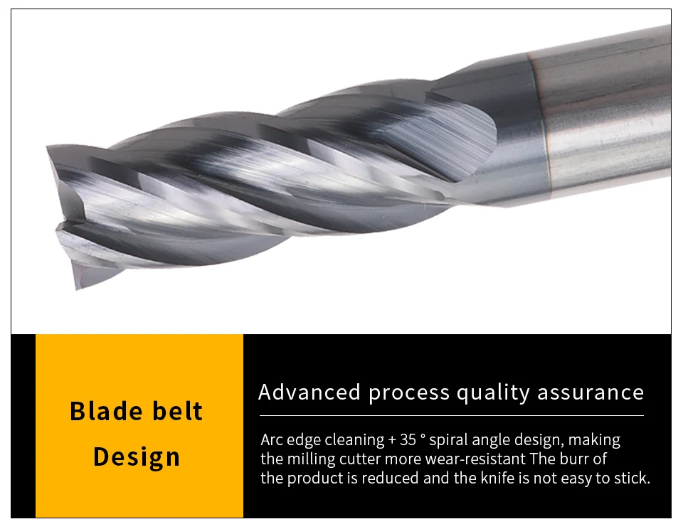 ZGT Endmill Alloy Carbide Tungsten Steel Milling Cutter End Mill HRC50 4 Flute 4mm 6mm 8mm 10mm 12mm 14mm 16mm Metal Cutter Tool