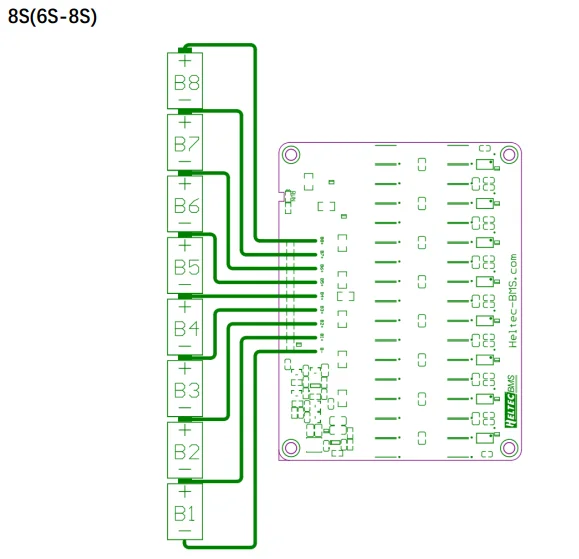 5A 5.5A Active Equalizer Balancer Lifepo4 / Lipo/ LTO Battery Energy Equalization Capacitor 3S 4S 5S 6S 7S 8S 14S 16S 20S 24S