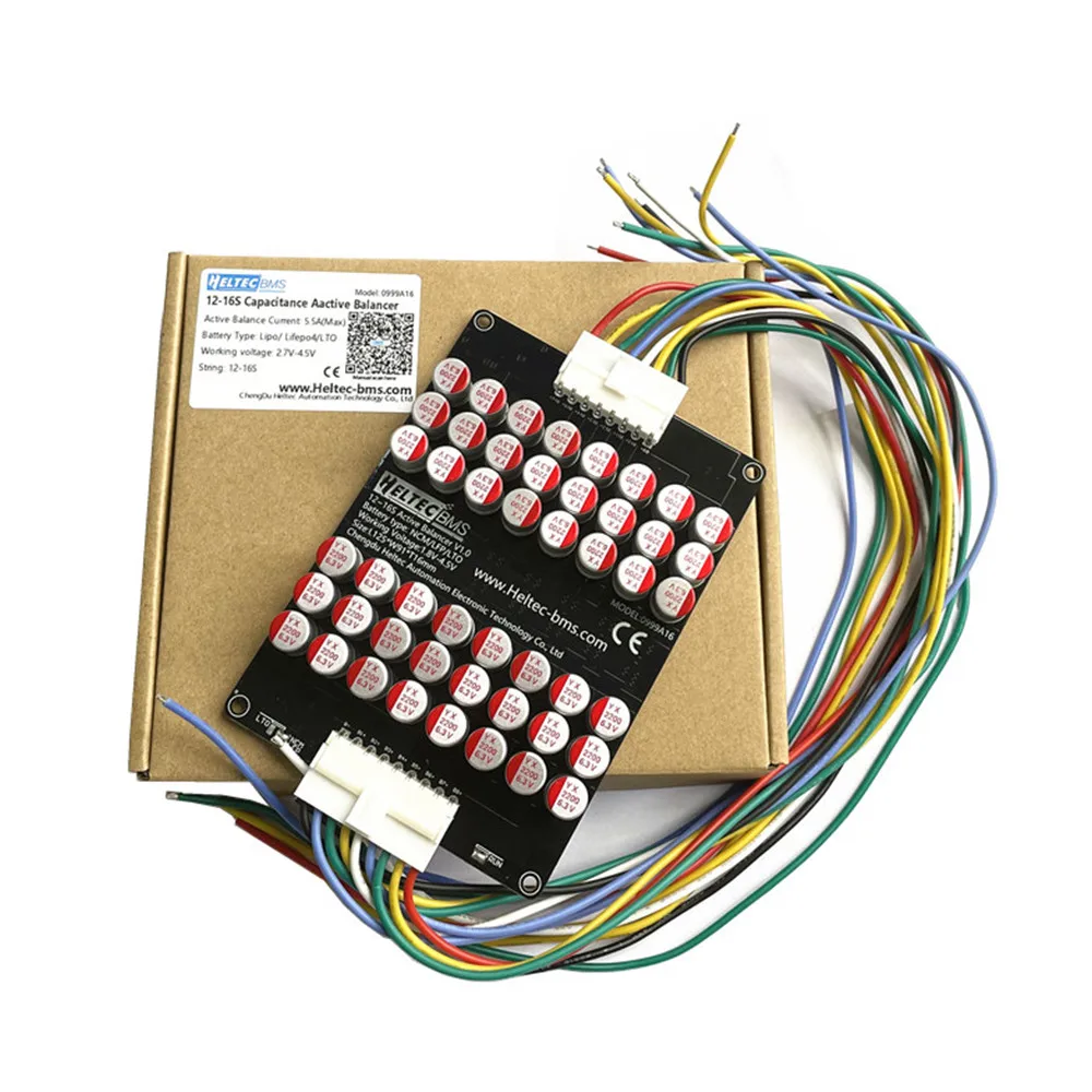 5A 5.5A Active Equalizer Balancer Lifepo4 / Lipo/ LTO Battery Energy Equalization Capacitor 3S 4S 5S 6S 7S 8S 14S 16S 20S 24S