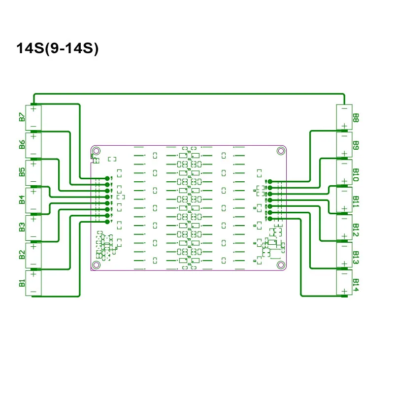 5A 5.5A Active Equalizer Balancer Lifepo4 / Lipo/ LTO Battery Energy Equalization Capacitor 3S 4S 5S 6S 7S 8S 14S 16S 20S 24S