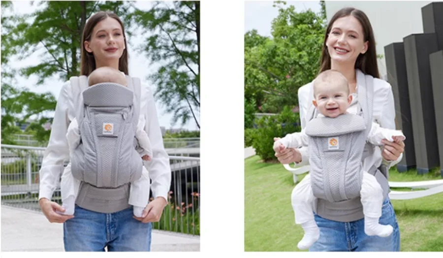 Baby Carrier Cotton Ergonomic Backpacks Holder Shoulder Waist Belt Sling Toddler Outdoor Holding Front and Back Universal