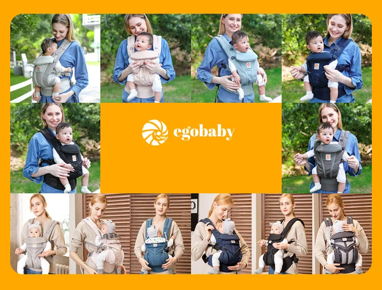 Baby Carrier Cotton Ergonomic Backpacks Holder Shoulder Waist Belt Sling Toddler Outdoor Holding Front and Back Universal