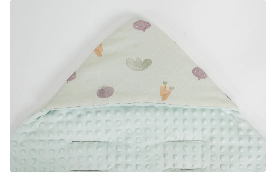 Newborn Baby Blanket With Hooded Windproof Go Outside Warm Portable Swaddle Wrap In Basket Baby Car Safety Seats For 0-3 Months