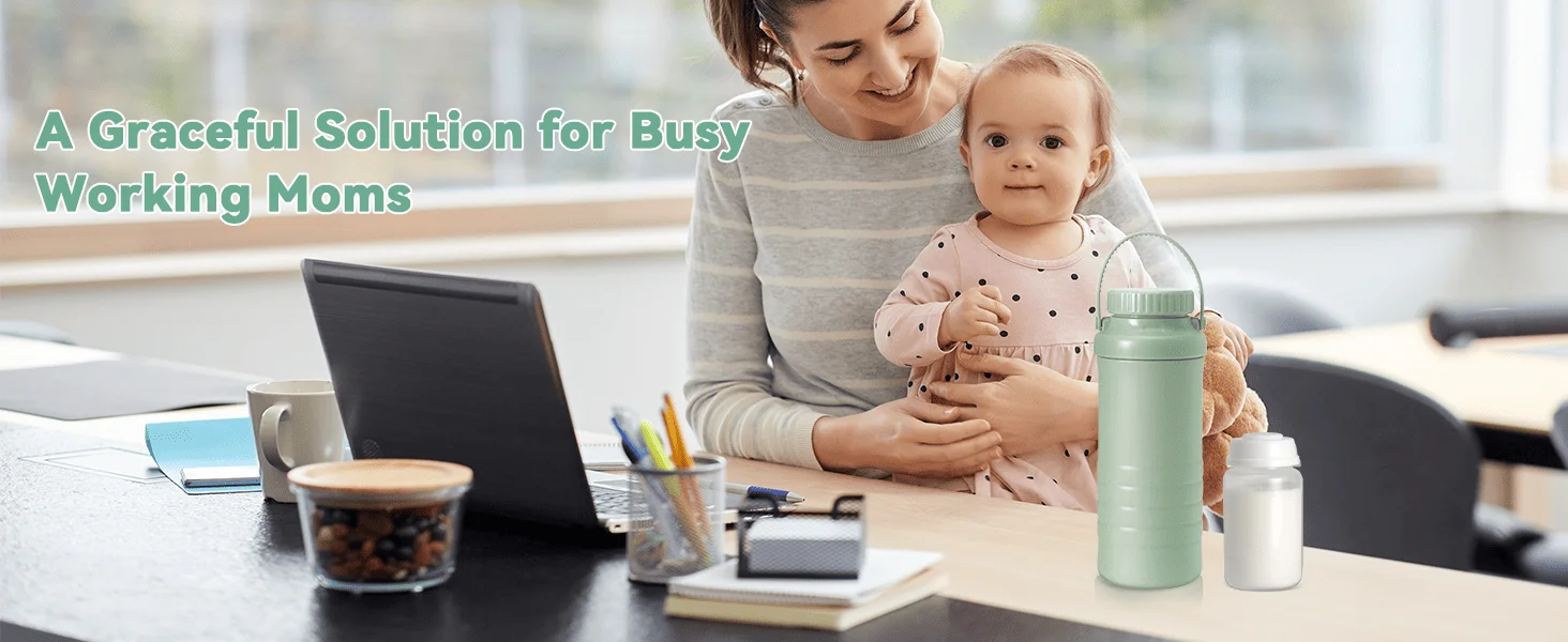 Portable Breast Milk Cooler Bottle Breastmilk Chiller for Travel Cooling Keeps Milk Fresh for Breastfeeding Breastmilk Storage