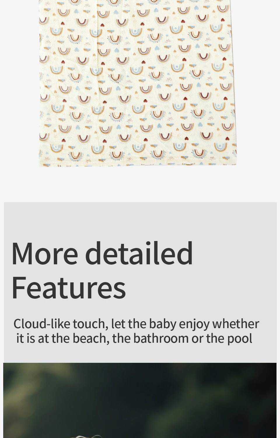 Elinfant 1Pc Children's Beach Towel Pool Swim Bathrobe Kids Hooded Bath Towels Baby Surf Poncho Large Size Cartoon Prints Towel