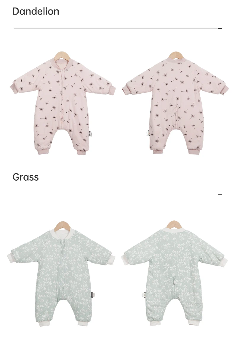 Baby Sleeping Bag Dinosaur Sleep Sack 2.5Tog Winter Warm Kids Play Suits In Room Sleepwear Sleeping Bag For Children 1-4Years