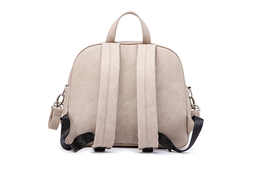 Soboba Solid Fashion Diaper Backpack for Baby Care Waterproof Multi-function Nappy Changing Bag for Mother Stylish Diaper Bags