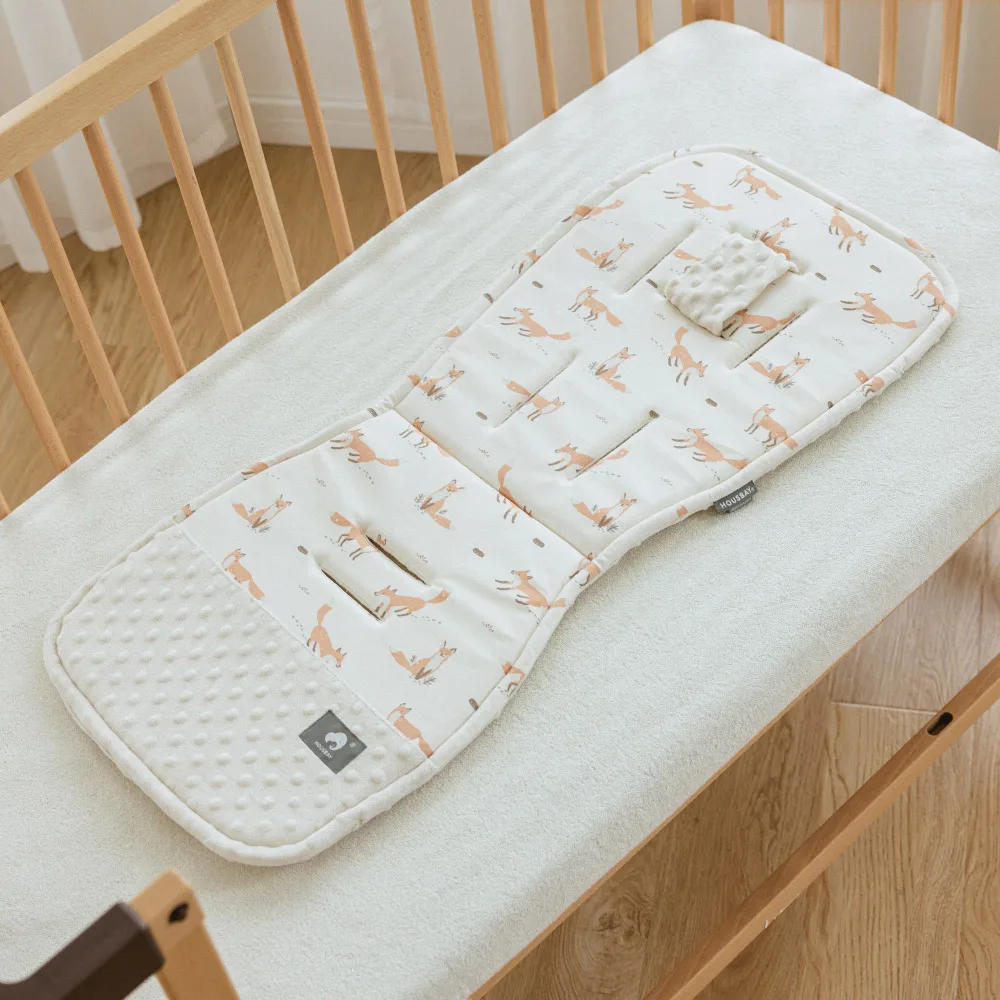 Stroller Cushion Universal Breathable Kids Pushchair Car Trolley Seat Mattress Soft Diaper Pad Cotton Baby Stroller Accessories