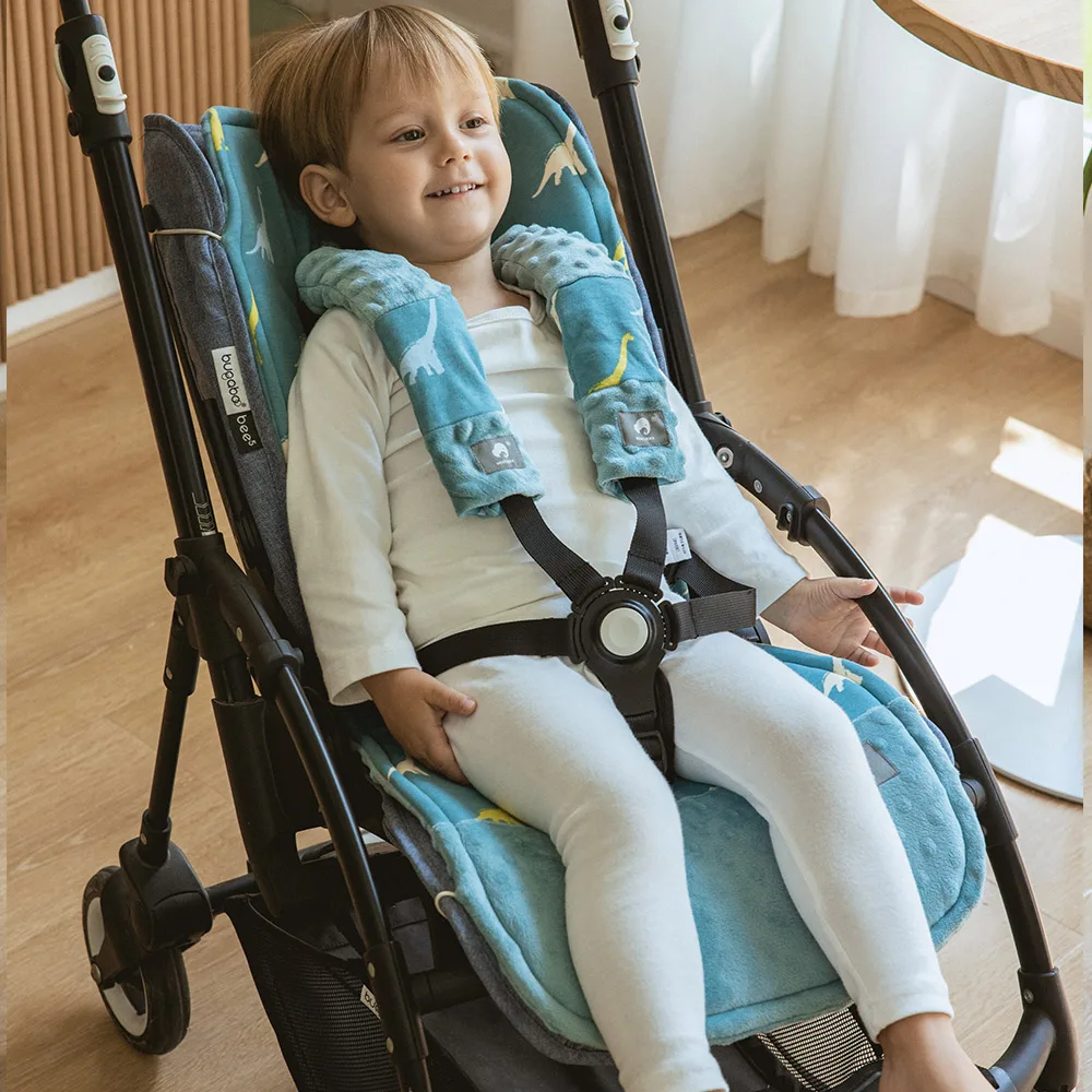 Stroller Cushion Universal Breathable Kids Pushchair Car Trolley Seat Mattress Soft Diaper Pad Cotton Baby Stroller Accessories