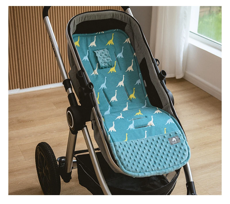 Stroller Cushion Universal Breathable Kids Pushchair Car Trolley Seat Mattress Soft Diaper Pad Cotton Baby Stroller Accessories