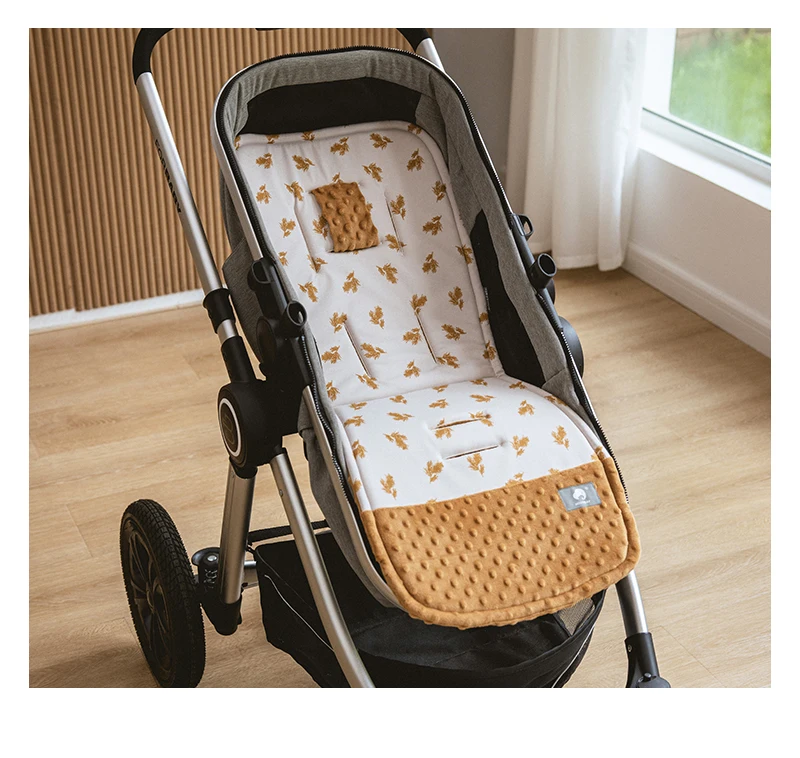 Stroller Cushion Universal Breathable Kids Pushchair Car Trolley Seat Mattress Soft Diaper Pad Cotton Baby Stroller Accessories