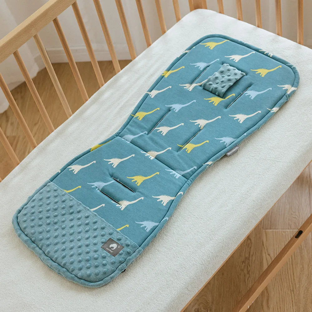 Stroller Cushion Universal Breathable Kids Pushchair Car Trolley Seat Mattress Soft Diaper Pad Cotton Baby Stroller Accessories